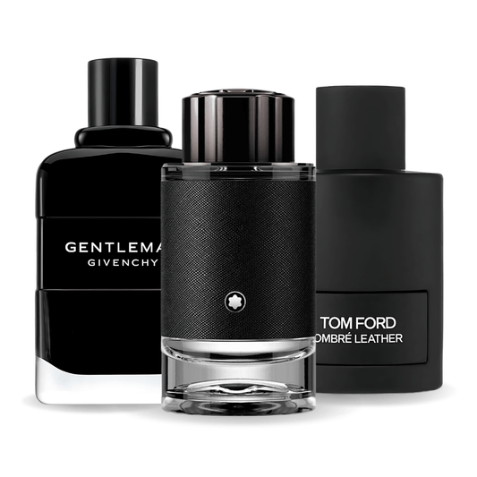 Set de 3 parfumuri | Tom Ford Ombre Leather + Givenchy Gentleman + Montblanc Explorer 100 ml