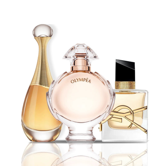 Set de 3 parfumuri | Good Girl + Libre + J'Adore – 100 ml